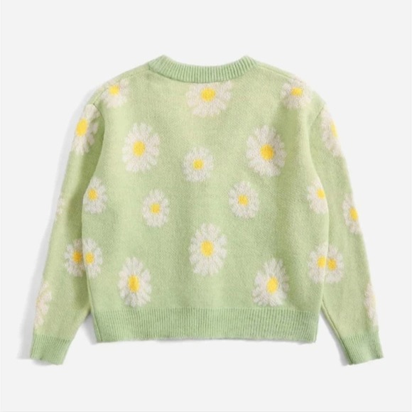 SHEIN Floral Pattern Button Front Cardigan ONE SIZE - Picture 2 of 8